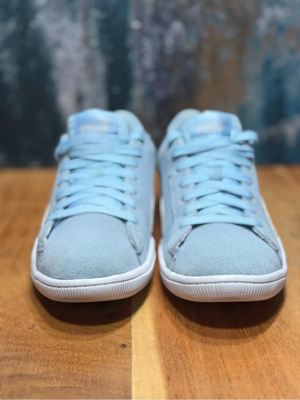 PUMA Minimalist Vikky V3 Suede Sneakers Nitro Blue Women’s Size 6.5